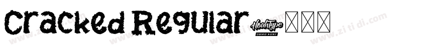 Cracked Regular字体转换